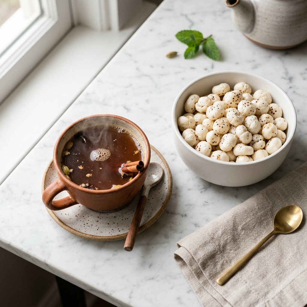 Tea and Veyano Snack